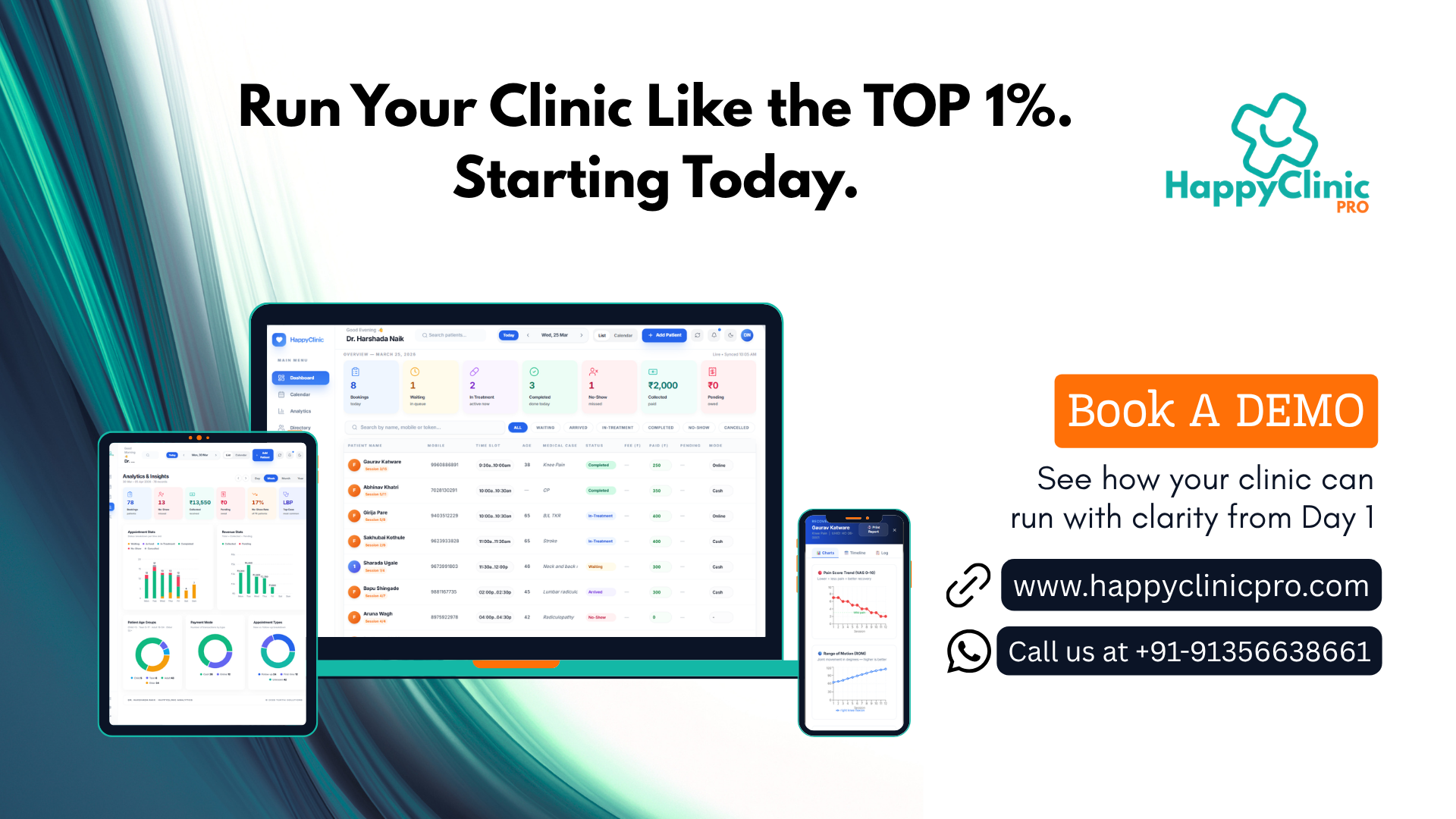 Course Fee Billing in Physiotherapy Clinics